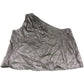 Branded Brown Metallic One Shoulder Top - Size 18