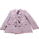 River Island Blazer UK14 Women's Double Breasted Pink Stylish Jacket