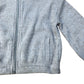 Kids Light Grey Zip Up Cardigan Ribbed Knit 4 Years