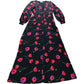 Dancing Leopard Floral Maxi Dress Size 8