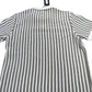River Island Men's Polo Shirt Size M Green And White Striped Cotton New With Tag