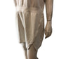 VSX Women's Large Short Sleeve Casual Dress Cream