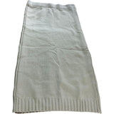 River Island Knitted Beige Skirt Women's Long Casual Cotton Blend Size 16