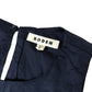 Boden Carla Linen Midi Dress Women's Navy Blue Sleeveless A-Line Size 16
