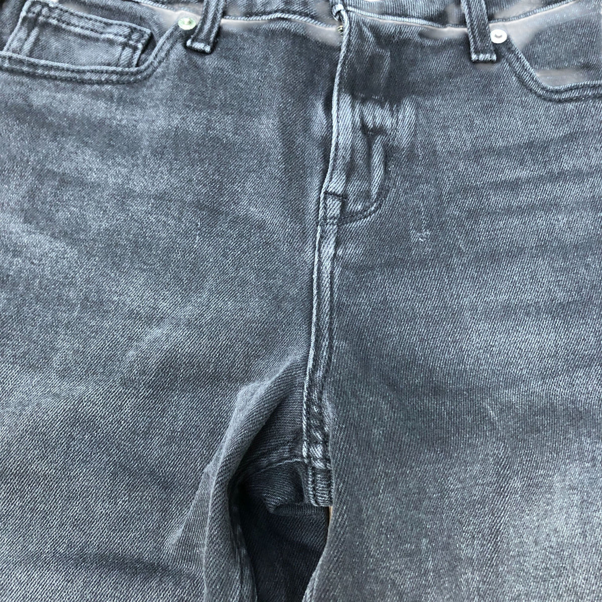 Slim Fit Black Jeans Regular Cotton Blend Casual Wear