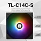 THERMALRIGHT TL-C14C-S 140mm Balance Performance RGB Case Fan Silent Low Noise