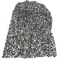 Sequin Dress UK18 Women's Sparkling Party Dress Silver Multi