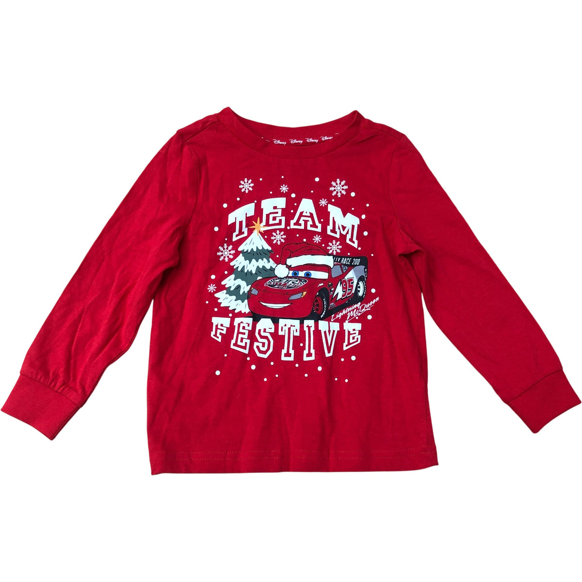 Cars Team Festive Christmas Pyjamas Size 1-2 Years