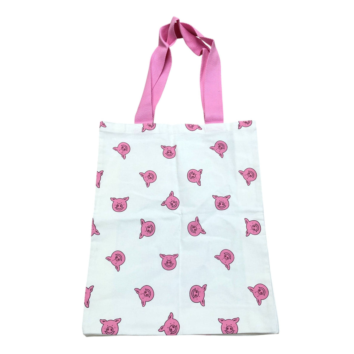 Percy Pig Print Cotton Tote Bag
