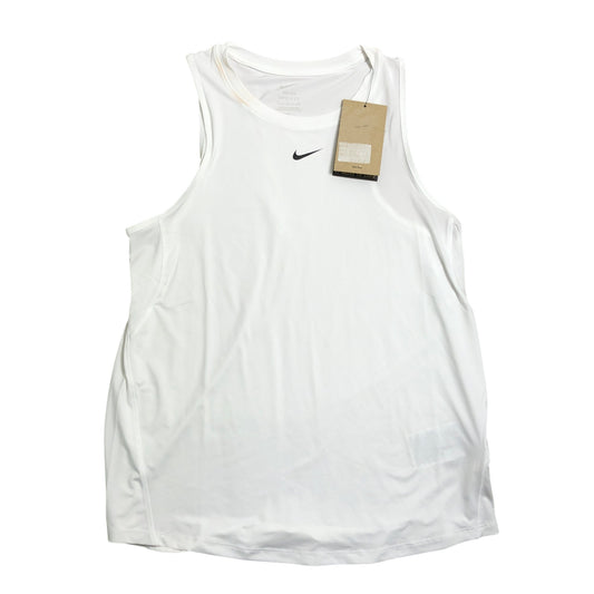 Nike Dri-Fit Women's Athletic Vest Size S White Running Top Activewear