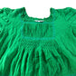 Branded Green Cheesecloth Blouse - Size 10