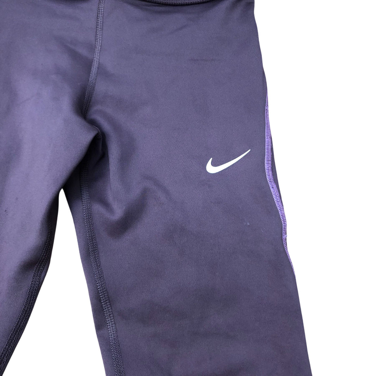 Nike Pro Leggings Women's Size Medium Burgundy Stretch Workout Fitness
