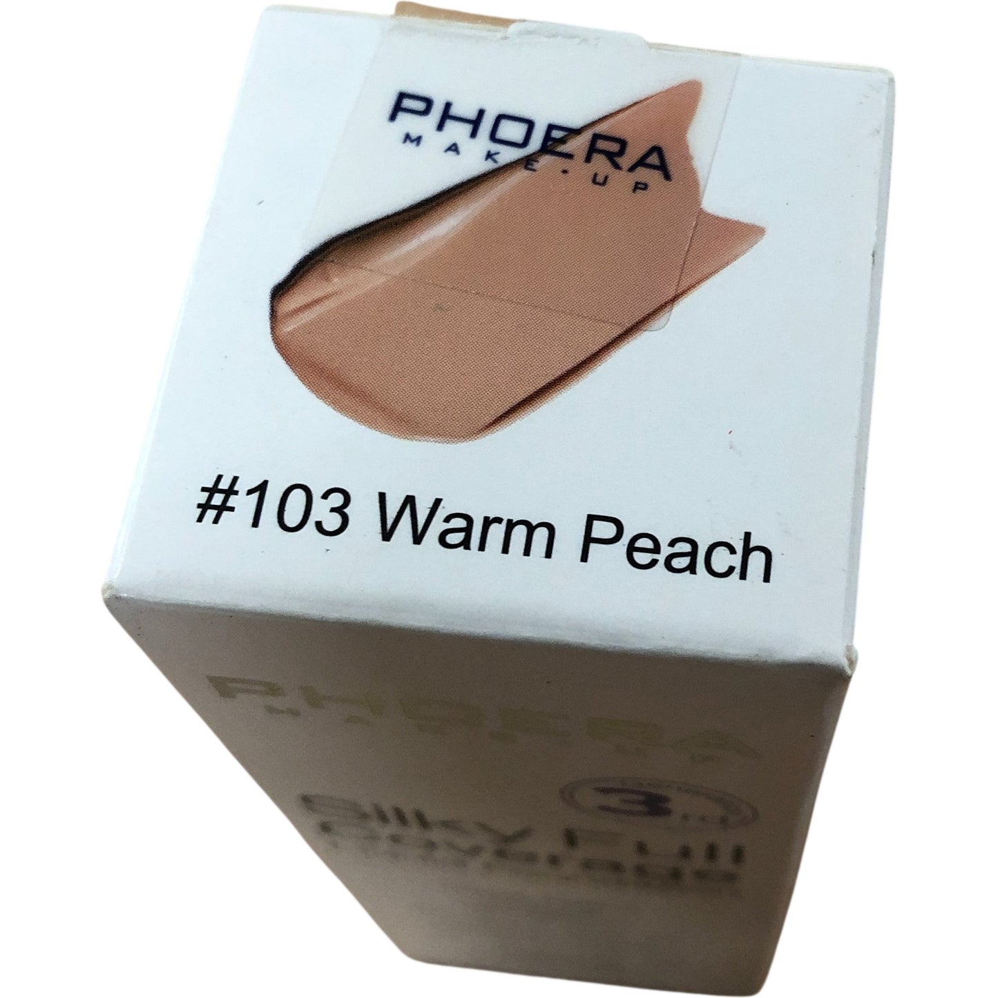 Phoera Silky Full Coverage Liquid Foundation 30ml #103 Warm Peach Matte Finish
