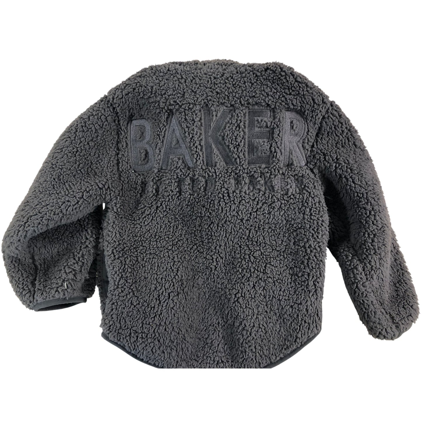 Baker Faux Fur Hooded Jacket Size 7 Years Girls Soft Brown Outerwear