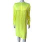 Cult Studios Yellow Shirt Dress UK10 Women's Long Sleeve Lightweight Casual