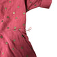 Women's Jumpsuit Size 12 Red Polka Dot Style V Neck Short Sleeve