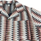River Island Short Sleeve Casual Shirt Size S Men's Zigzag Pattern Multicolour