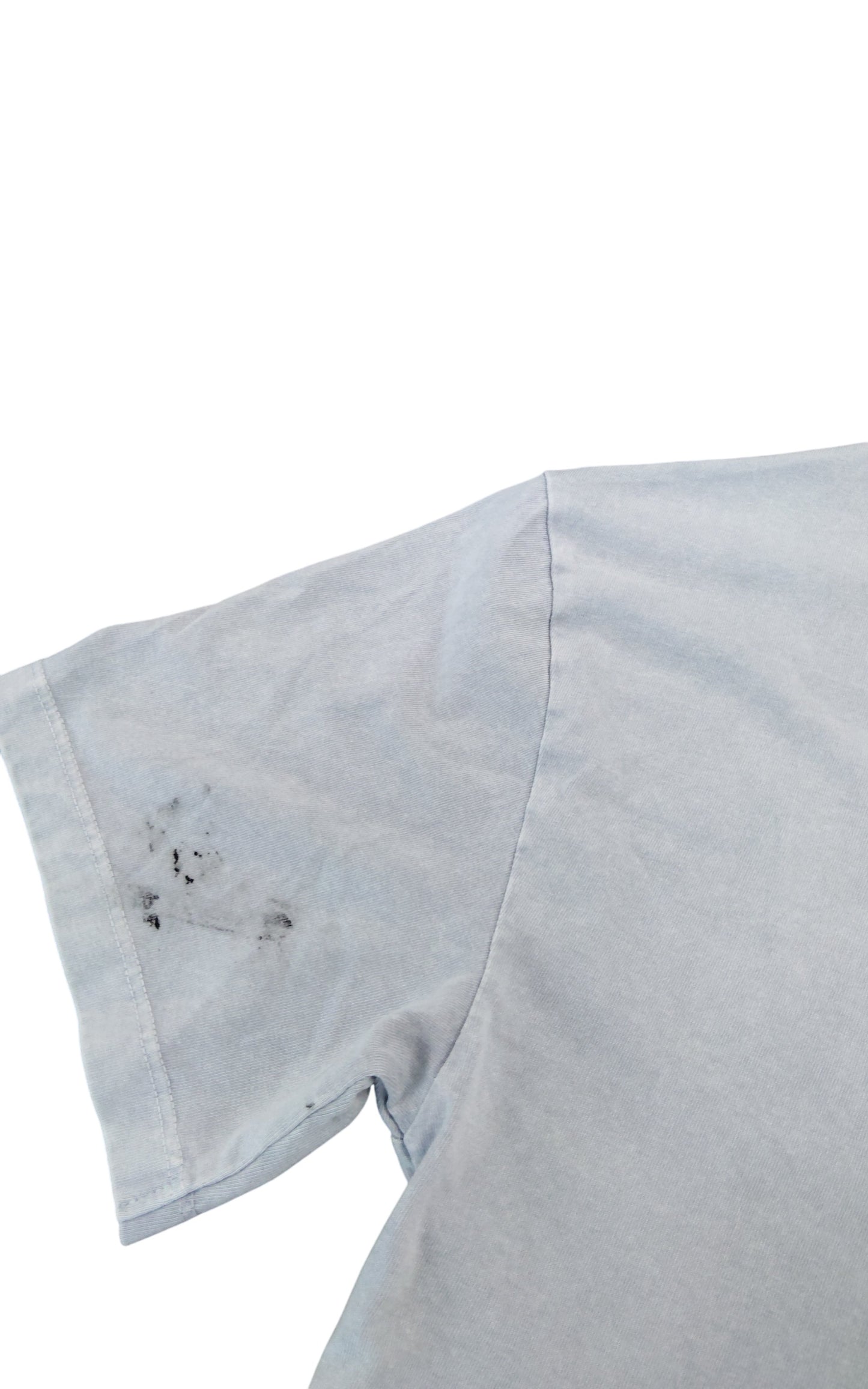 River Island Studios Oversized Fit T-Shirt Size S Men's Light Grey Casual Top