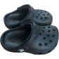 Crocs Classic Clog Kids Black Lightweight Slip On Comfortable Footwear