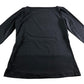 Branded Black Wide Neck Layering Top - Size 8