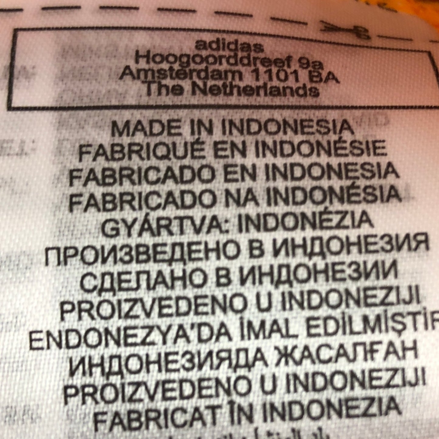 Adidas Originals Track Trousers UK12-14 Women's Orange Athletic Polyester Style