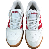 Adidas Trainers UK 7.5 Women's Red White Casual Sneakers New With Tags