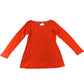 Boden Orange Long Sleeve Top - Size 12