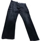 River Island Straight Black Jeans W32 L30 Men's Casual Cargo Style Trousers