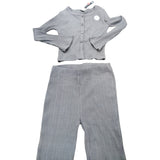 River Island Girls 2 Piece Set Cardigan And Leggings Age 5 Years Grey Ribbed