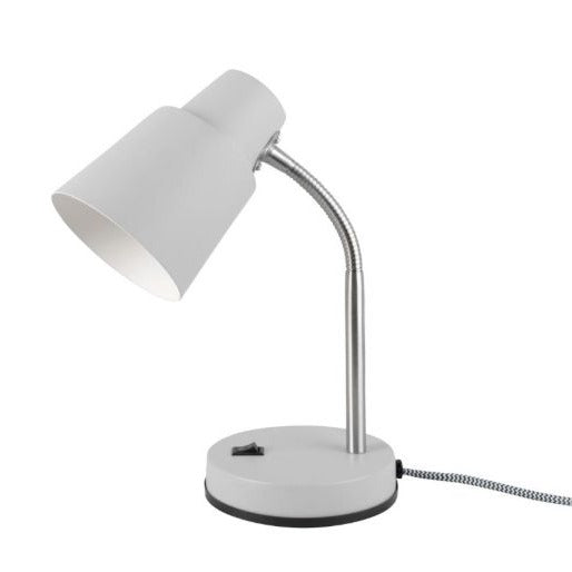 Leitmotiv Table Lamp Scope Matt White 30cm Adjustable Desk Light