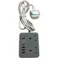 Wislead 2K4U Extension Lead with 4 USB Ports Anti-Static 2400W Power Supply