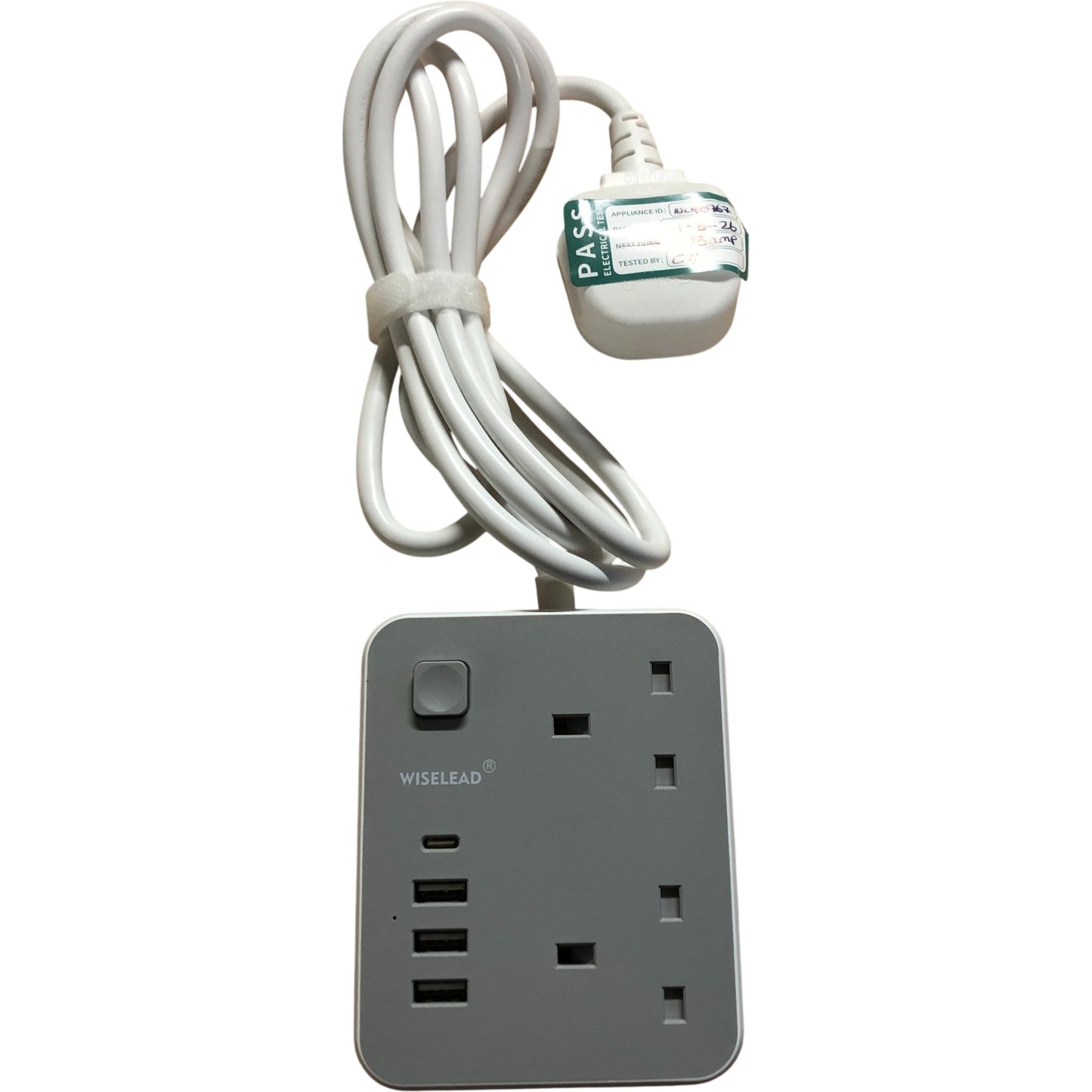 Wislead 2K4U Extension Lead with 4 USB Ports Anti-Static 2400W Power Supply