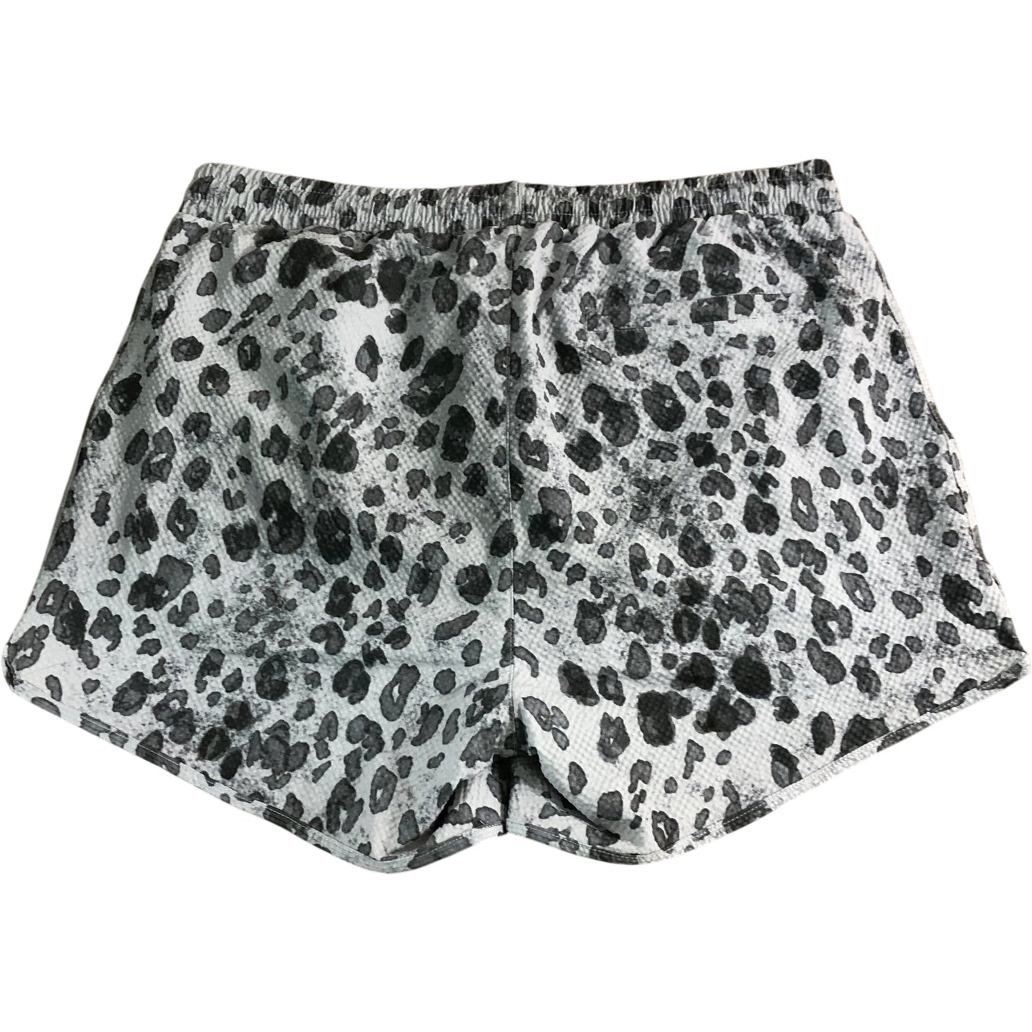 River Island UK S Men's Swim Shorts Leopard Print Quick Dry Stretch Fabric