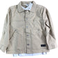 River Island 7-8 Years Boys Jacket Beige Cotton Casual Button Up Outerwear