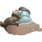 Klycea Girl and Dog Figurine Collectibles Cute Home Decor Gift