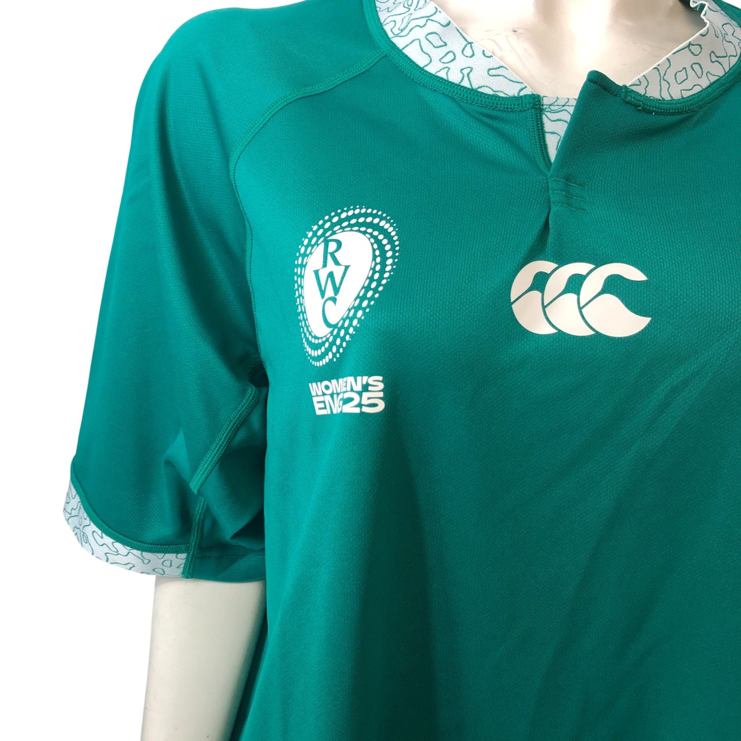 Canterbury Ireland Rugby Home Jersey 4XL Quick Dry Green RWC 2025
