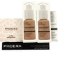 PHOERA Foundation 2PCS #105 Sand Soft Matte Long Wear Liquid Foundation Set
