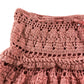 River Island Crochet Skirt UK S Women's Pink Ruffle