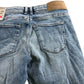 River Island Spray On Jeans W30 L32 Men's Blue Distressed Denim Trousers