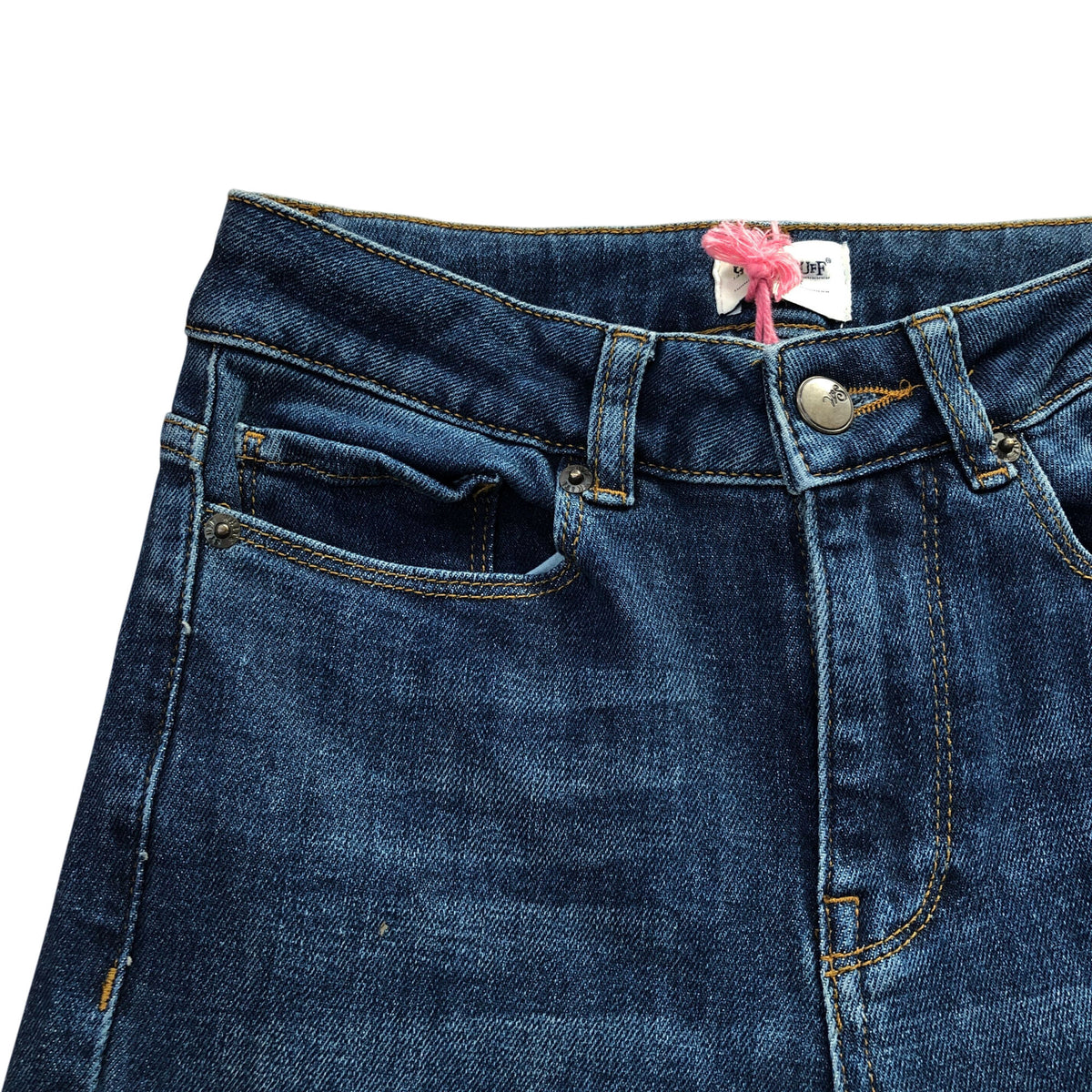 Straight Jeans Dark Wash Denim Trousers Classic Fit Size 6
