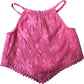 River Island Baby 12-18 Months Pink Palm Crop Top Summer Wear