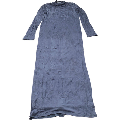 River Island Long Sleeve Dress Women's Crinkle Design Grey