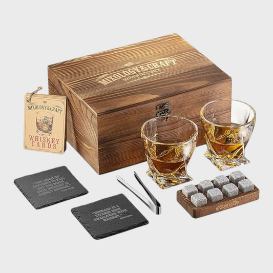 Mixology & Craft Whiskey Glasses Gift Set