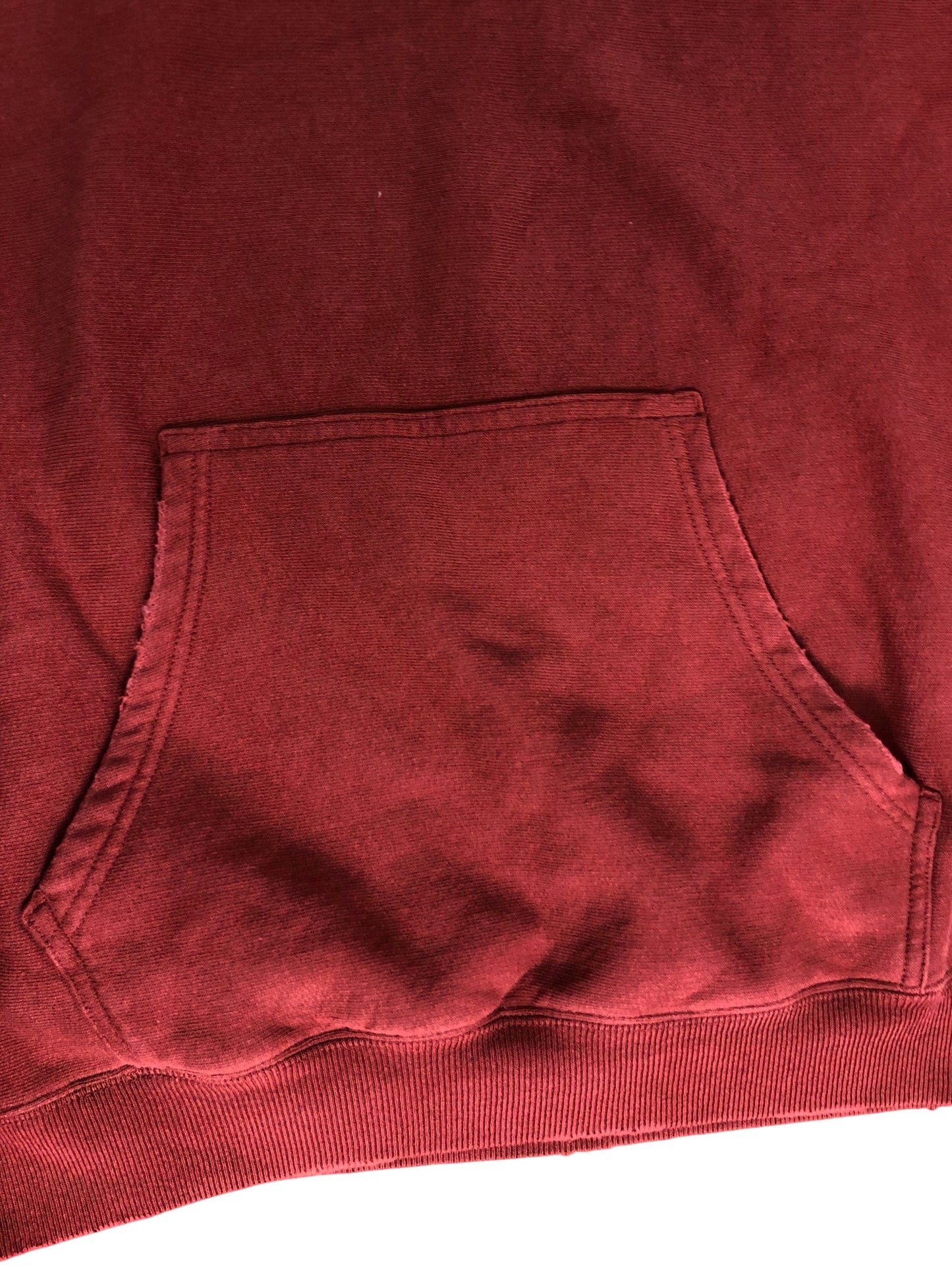 CHAMPION Hoodie Size M Men's Pullover Sweatshirt Cotton Blend Red Casual