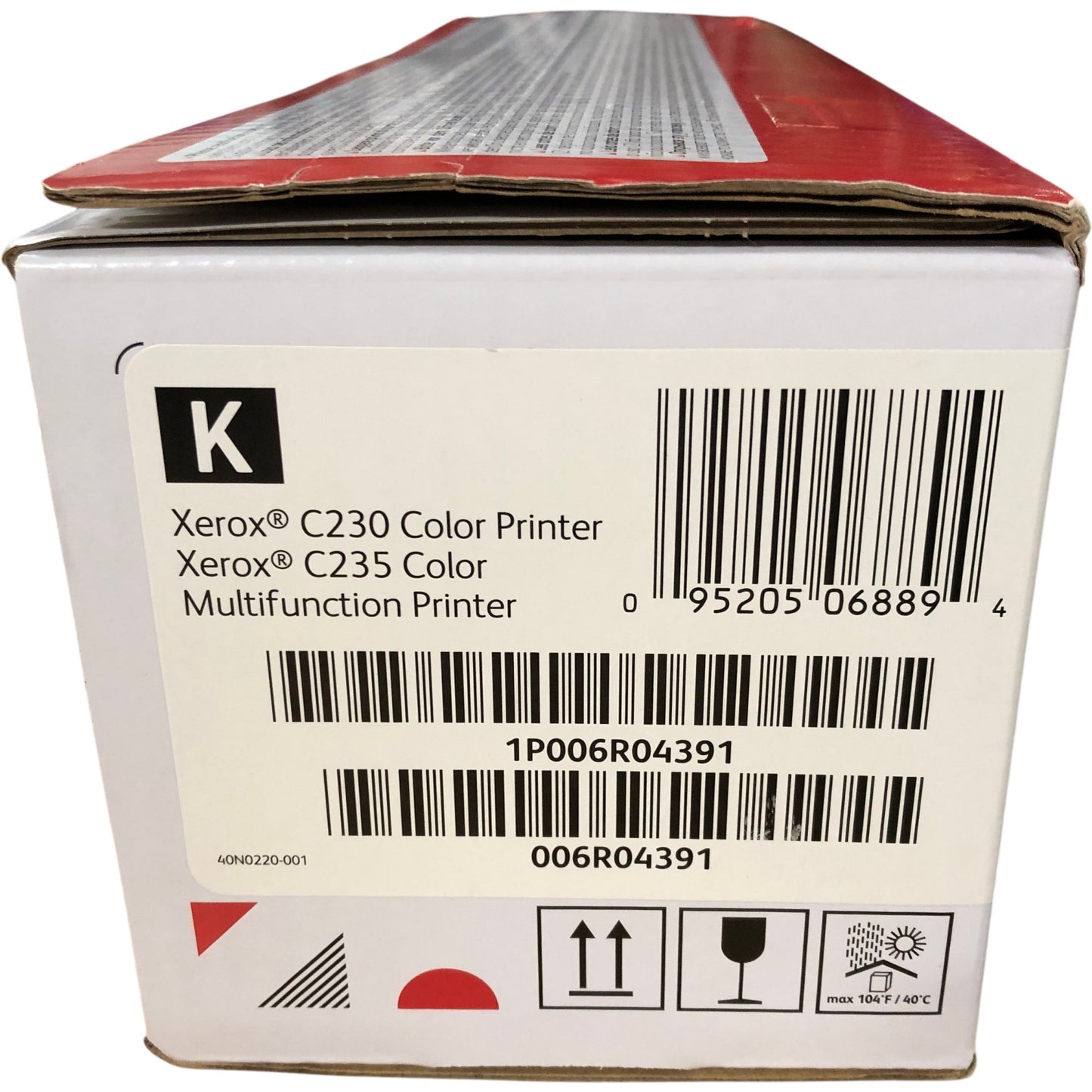 XEROX High Capacity Black Print Cartridge Model 006R04391 For C230 C235 Printers