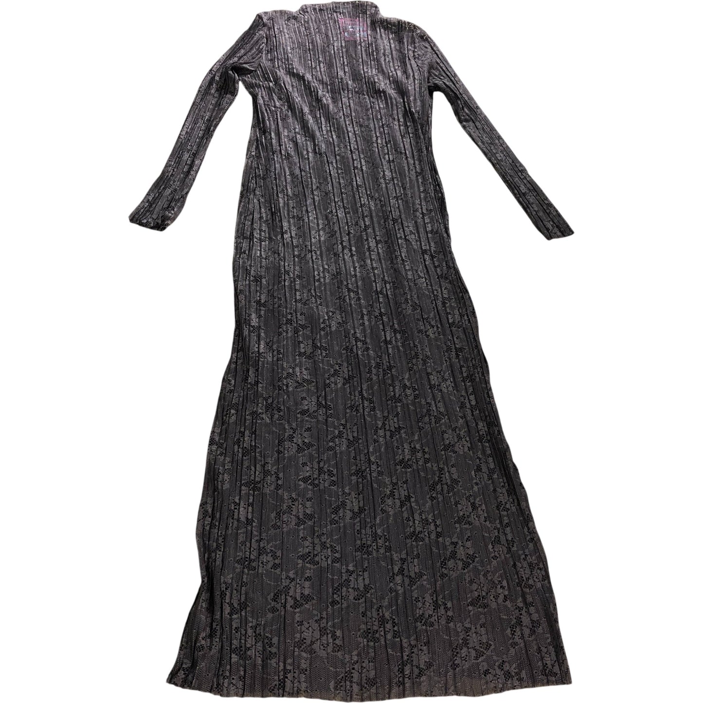 River Island UK8 Women's Brown Lace Long Sleeve Ribbed