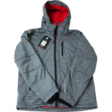 CMP Men's Windbreaker Jacket Grey Clima Protect Waterproof Breathable Large