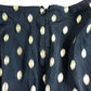 Girl In Mind Black Gold Polka Dot Dress UK18 Women's Balloon Sleeve