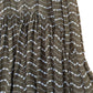 Summer Maxi Dress Women's Black Blue Patterned Flowy Size 12