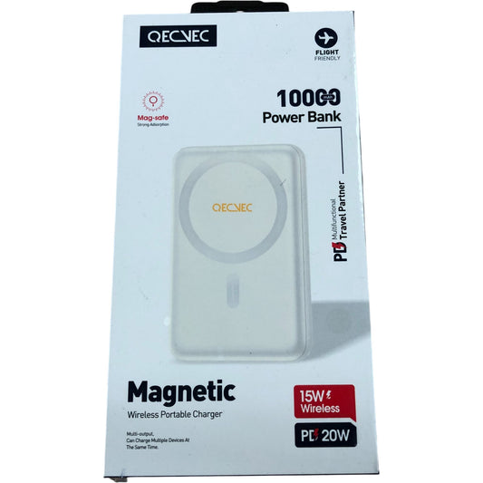 QECVEC Q22 10000mAh Magnetic Wireless Power Bank Portable Charger 15W